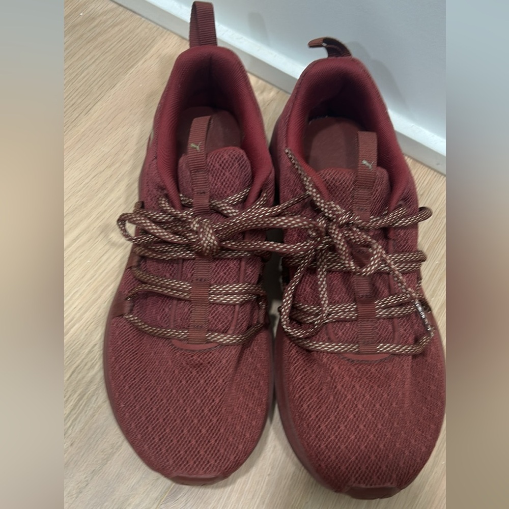 Puma Red Athletic Sneakers